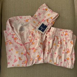 Roller Rabbit x Target Sea Life Long Sleeve pajamas size XS